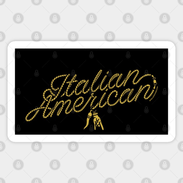 Italian American Hand & Horn Magnet by ItalianPowerStore